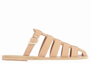 Ancient Greek Sandals Cosmia Donna Sandali Pescatore Beige | CHL1049CM