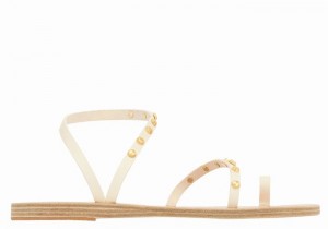 Ancient Greek Sandals Eleftheria Bee Donna Sandali Con Puntale Bianche | BCW761FA