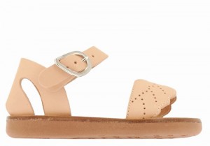 Ancient Greek Sandals Little Andromeda Soft Bambino Sandali Casual Beige | AWH8437UZ