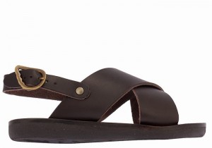 Ancient Greek Sandals Little Maria Soft Bambino Sandali Casual Cioccolato | JJW1561EK