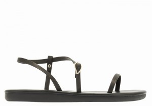 Ancient Greek Sandals Niove Donna Sandali Con Cinturino Sul Retro Nere | FTM2983TO