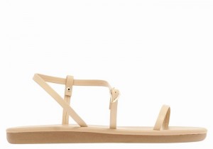 Ancient Greek Sandals Niove Donna Sandali Con Cinturino Sul Retro Beige | HCF8146DB