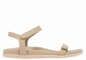 Ancient Greek Sandals Poros Donna Sandali Con Cinturino Sul Retro Grigie Marroni | RZZ7939KR