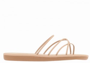 Ancient Greek Sandals Pu Donna Sandali Scorrevoli Beige | JDE6914HV