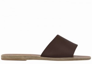 Ancient Greek Sandals Taygete Donna Sandali Scorrevoli Caffè | RIG48100SZ