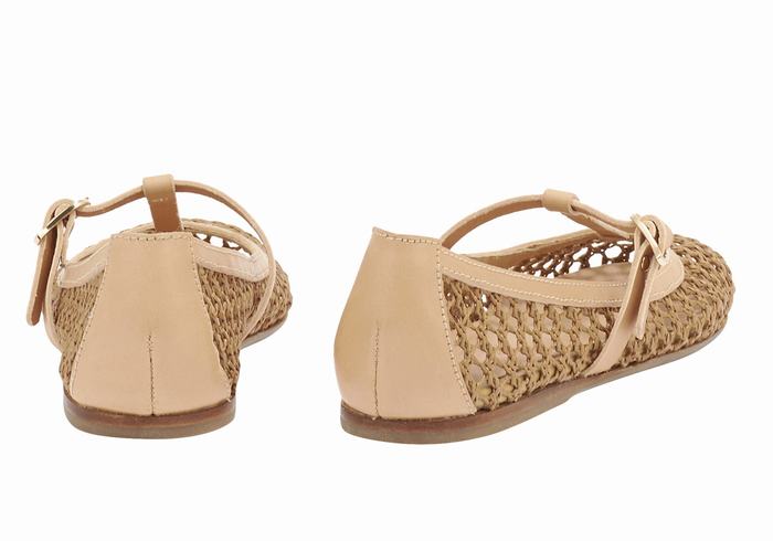 Ancient Greek Sandals Aerati Donna Ballerine Marroni | IDF628OP