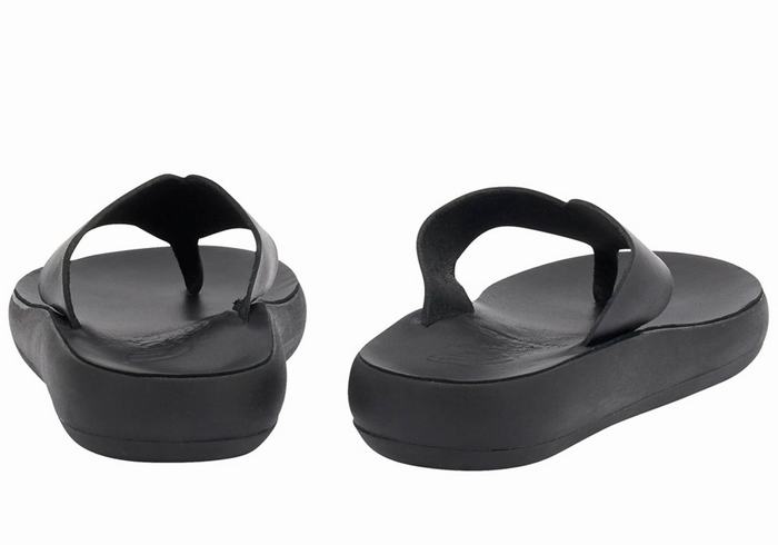 Ancient Greek Sandals Charys Comfort Donna Infradito Nere | NZH8957RL