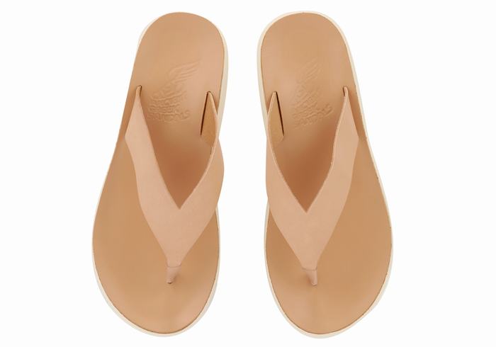 Ancient Greek Sandals Charys Comfort Donna Infradito Beige | LNT709TI