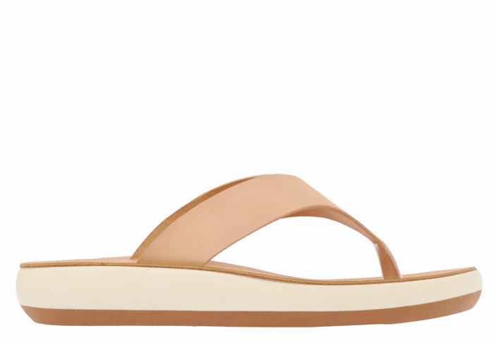 Ancient Greek Sandals Charys Comfort Donna Infradito Beige | LNT709TI