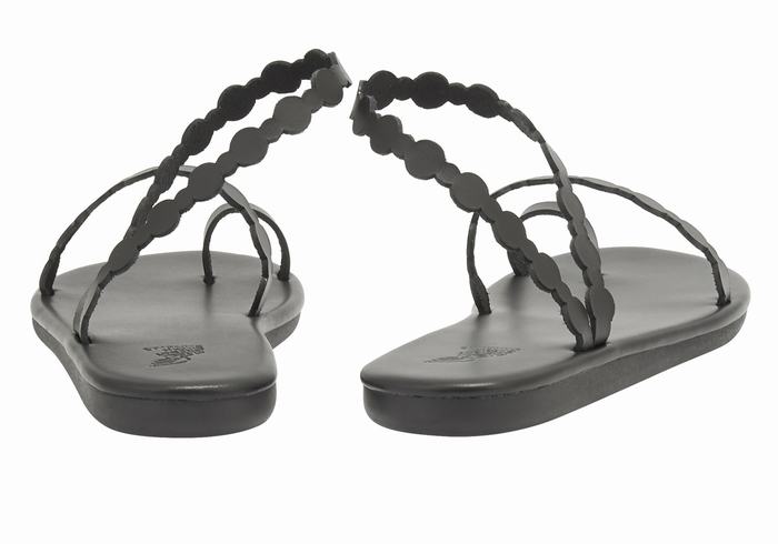 Ancient Greek Sandals Cronos Donna Sandali Con Puntale Nere | NGW6156QA