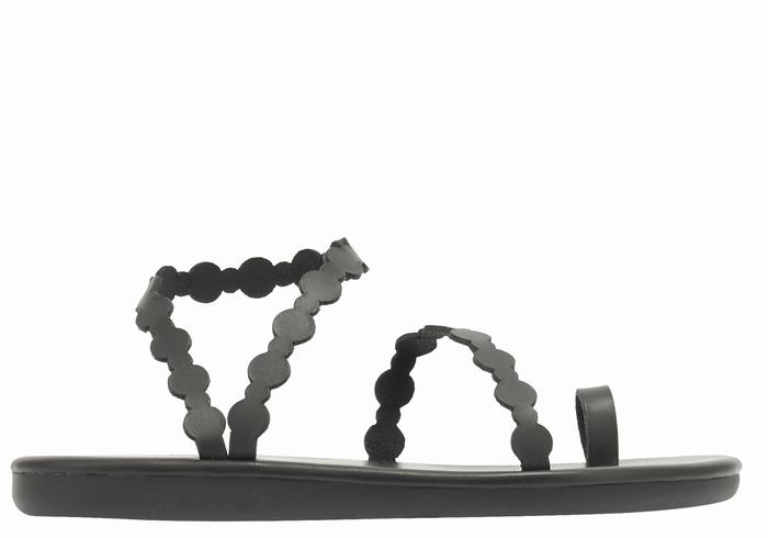 Ancient Greek Sandals Cronos Donna Sandali Con Puntale Nere | NGW6156QA