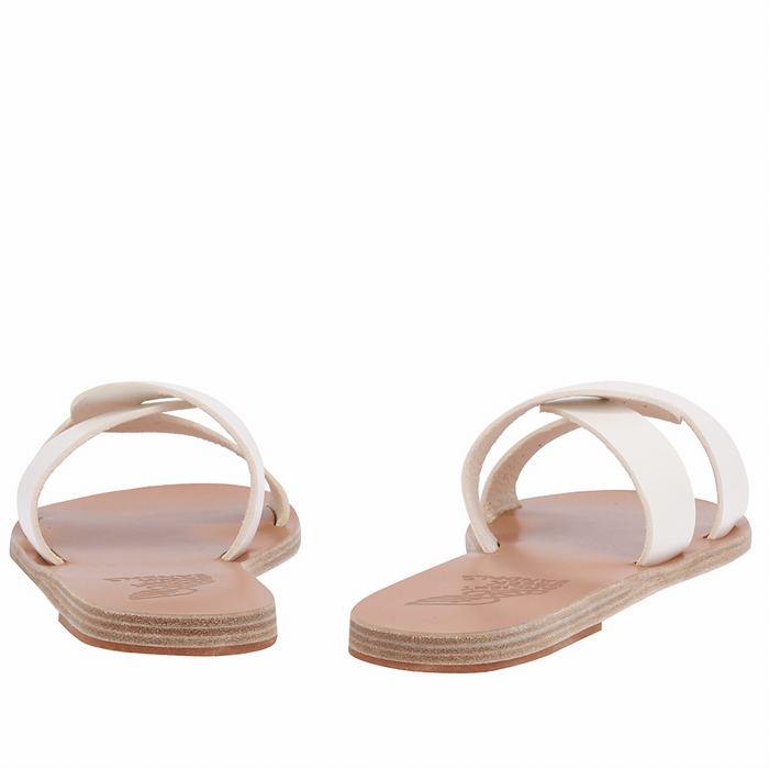 Ancient Greek Sandals Desmos Donna Sandali Scorrevoli Bianche | JQP6060NY