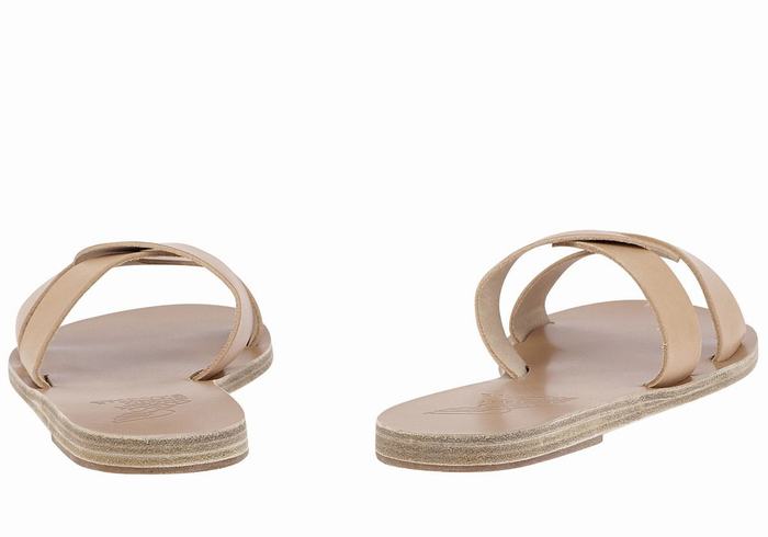 Ancient Greek Sandals Desmos Donna Sandali Scorrevoli Beige | UXP1460ME