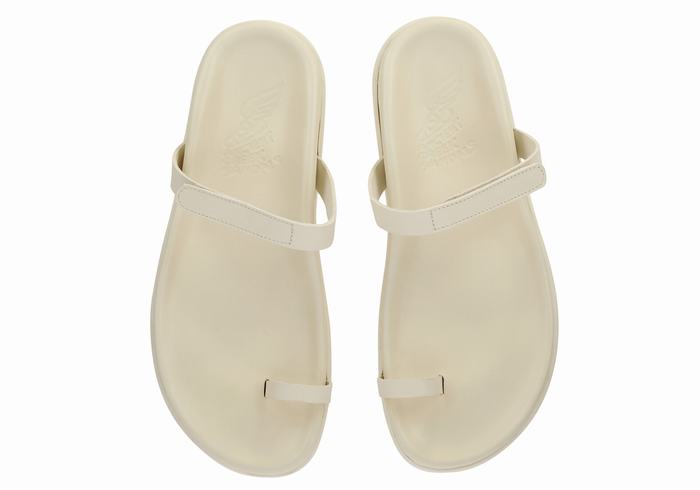 Ancient Greek Sandals Dokos Donna Sandali Con Puntale Bianche | BBU1946EN