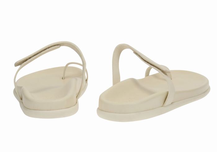 Ancient Greek Sandals Dokos Donna Sandali Con Puntale Bianche | BBU1946EN