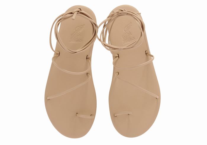 Ancient Greek Sandals Du Donna Sandali Con Puntale Beige | QRP4833TR