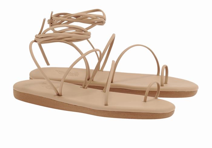 Ancient Greek Sandals Du Donna Sandali Con Puntale Beige | QRP4833TR