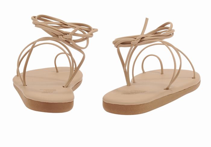 Ancient Greek Sandals Du Donna Sandali Con Puntale Beige | QRP4833TR