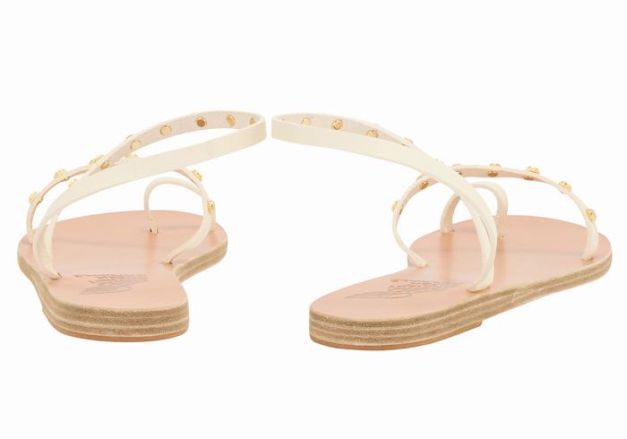 Ancient Greek Sandals Eleftheria Bee Donna Sandali Con Puntale Bianche | BCW761FA