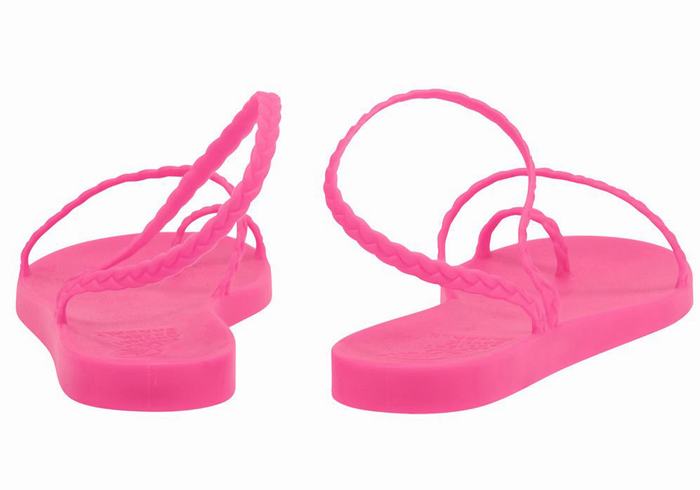 Ancient Greek Sandals Eleftheria Donna Sandali Intrecciati Rosa Rosa | BEI5522ZX