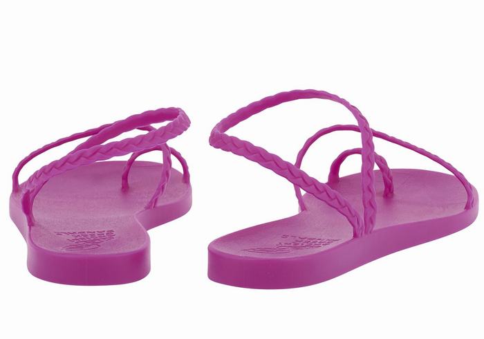 Ancient Greek Sandals Eleftheria Donna Sandali Intrecciati Viola | MCD2513BE