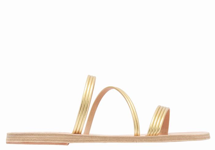 Ancient Greek Sandals Ermodiki Donna Sandali Scorrevoli Oro | TCV5770EI