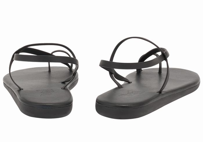 Ancient Greek Sandals Euterpe Donna Sandali Con Puntale Nere | HOI4746IX