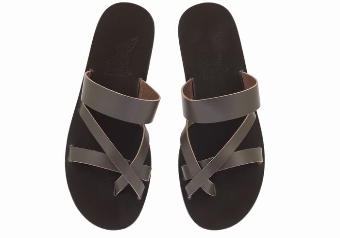 Ancient Greek Sandals Jason Uomo Sandali Scorrevoli Cioccolato | NEC9673WL