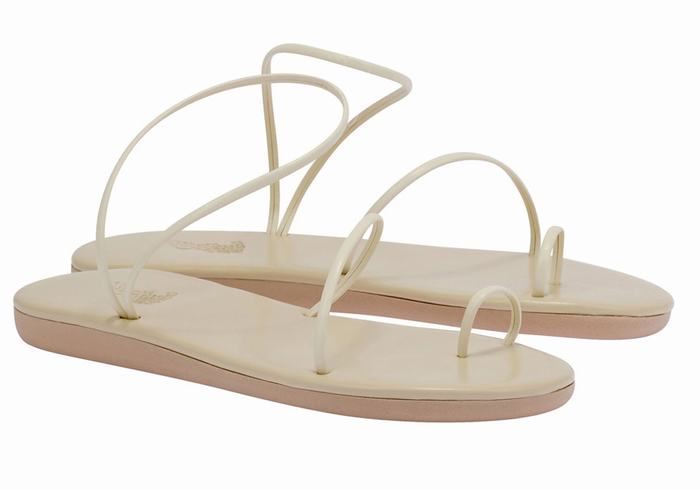 Ancient Greek Sandals Kansiz Donna Sandali Con Puntale Bianche | KGB7898LD