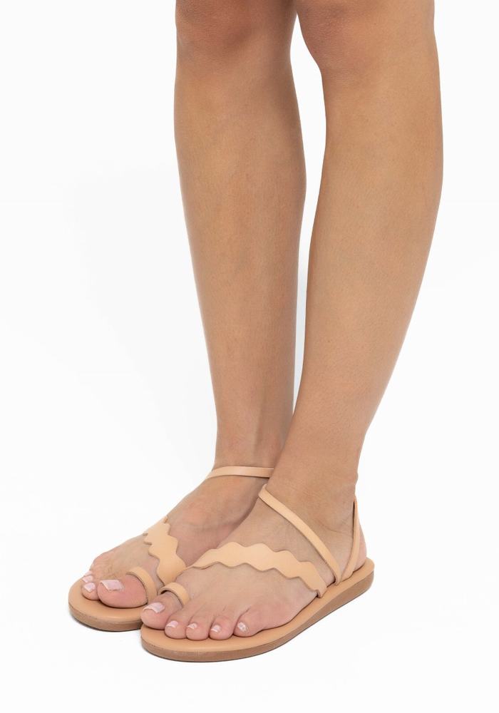 Ancient Greek Sandals Koralia Donna Sandali Con Puntale Beige | LDL984DS