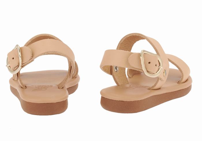 Ancient Greek Sandals Little Calamos Soft Bambino Sandali Casual Beige | VOT1152RR