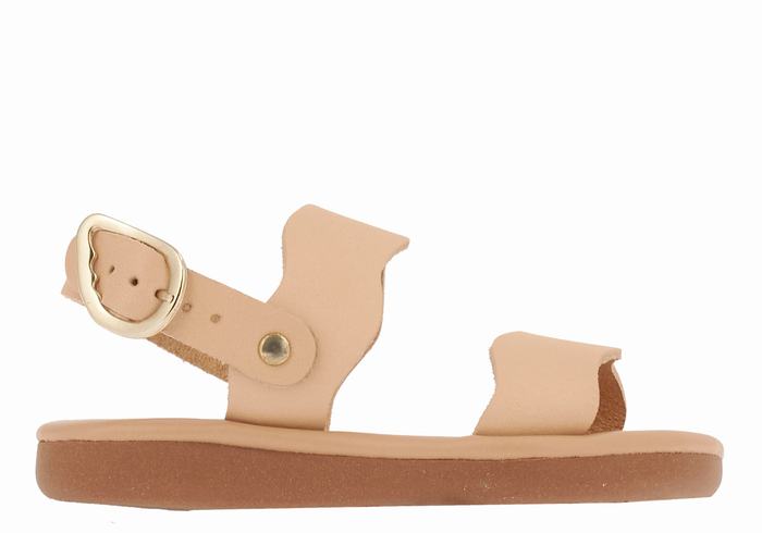 Ancient Greek Sandals Little Calamos Soft Bambino Sandali Casual Beige | VOT1152RR