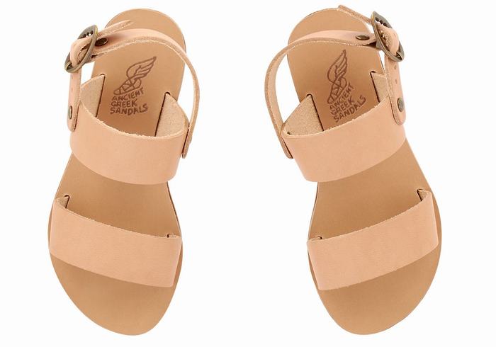 Ancient Greek Sandals Little Clio Soft Bambino Sandali Casual Beige | RPS4539HG