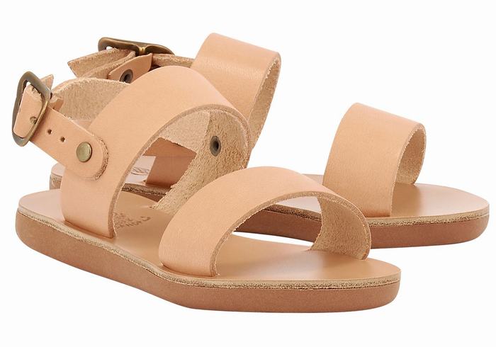 Ancient Greek Sandals Little Clio Soft Bambino Sandali Casual Beige | RPS4539HG