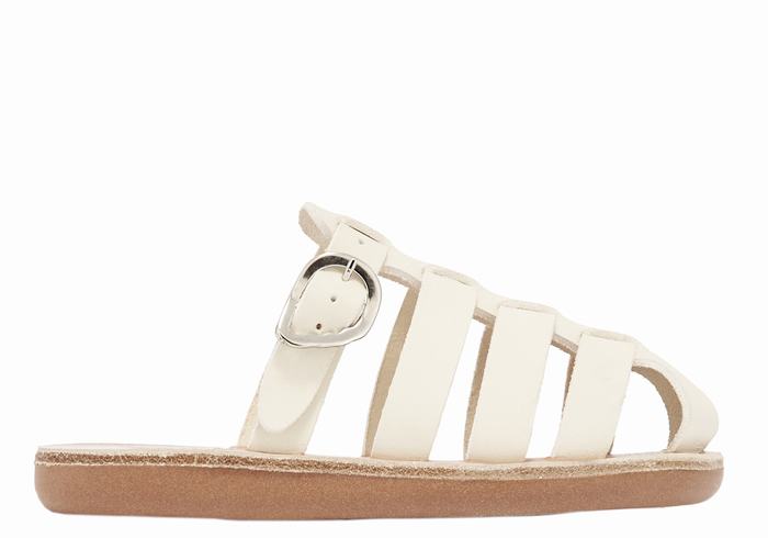 Ancient Greek Sandals Little Cosmia Soft Bambino Sandali Pescatore Bianche | LSI7981VI