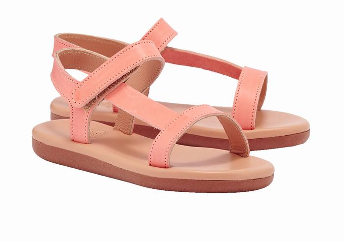 Ancient Greek Sandals Little Iasonas Soft Bambino Sandali Casual Rosa | QPA6823HS