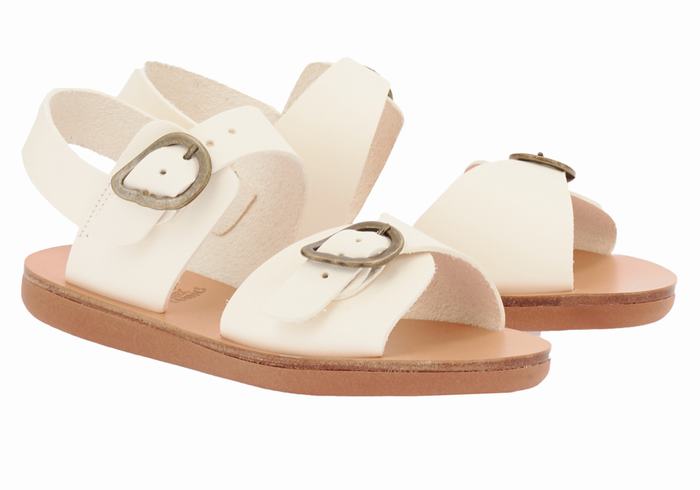 Ancient Greek Sandals Little Irini Soft Bambino Sandali Casual Bianche | OTG362XO