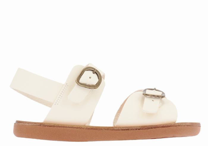 Ancient Greek Sandals Little Irini Soft Bambino Sandali Casual Bianche | OTG362XO