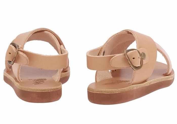 Ancient Greek Sandals Little Maria Soft Bambino Sandali Casual Beige | GTR9188XK