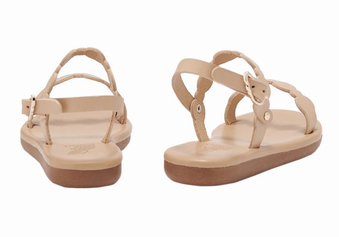 Ancient Greek Sandals Little Orion Soft Bambino Sandali Bassi Beige | QED8443DJ