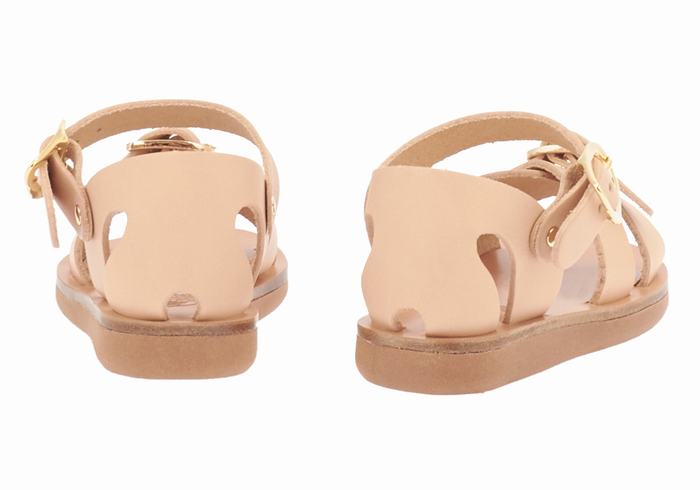 Ancient Greek Sandals Little Vasso Soft Bambino Sandali Casual Beige | SJF3860UP