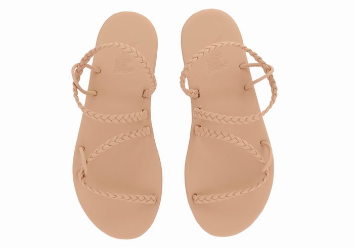 Ancient Greek Sandals Maya Donna Sandali Intrecciati Beige | FSD1345BL