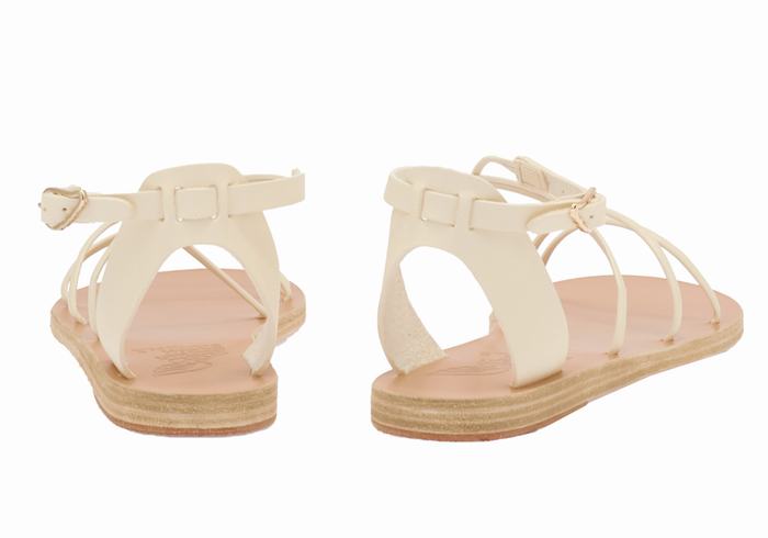 Ancient Greek Sandals Meloivia Donna Sandali Con Cinturino Bianche | QJI5123RQ