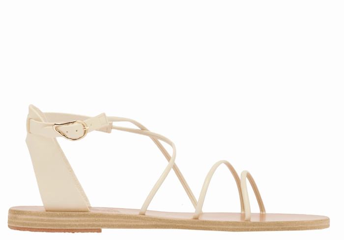 Ancient Greek Sandals Meloivia Donna Sandali Con Cinturino Bianche | QJI5123RQ