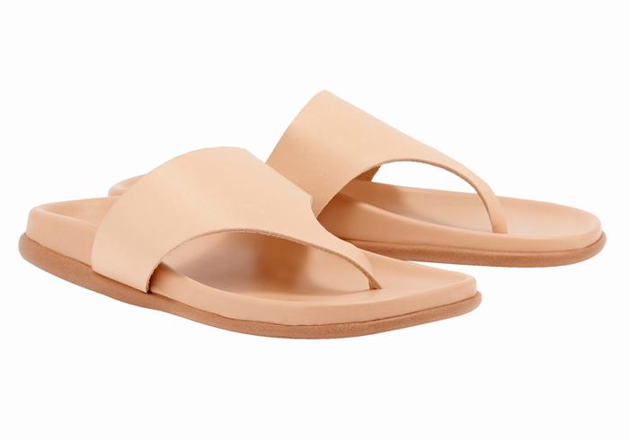 Ancient Greek Sandals Mera Footbed Donna Infradito Beige | BWR9065EG