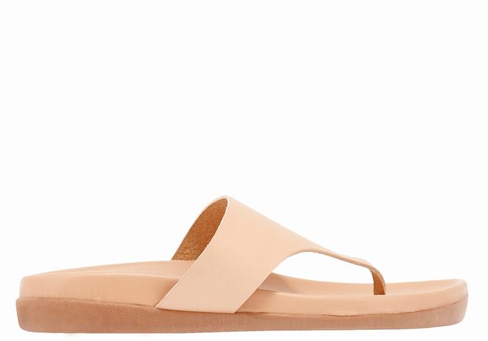 Ancient Greek Sandals Mera Footbed Donna Infradito Beige | BWR9065EG