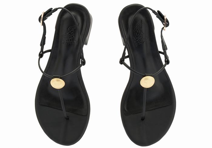 Ancient Greek Sandals Mistida Donna Sandali con Tacco Nere | BWU307IU