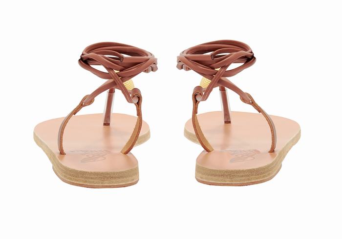 Ancient Greek Sandals Persephone Donna Sandali Da Gladiatore Rosse | FKY72HE