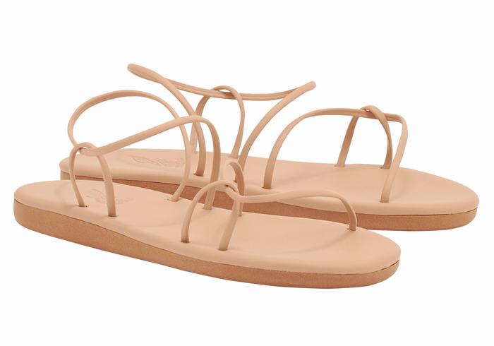 Ancient Greek Sandals Proorismos Donna Sandali Con Cinturino Sul Retro Beige | CLN1157UD