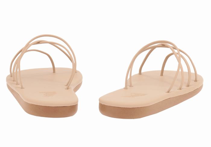 Ancient Greek Sandals Pu Donna Sandali Scorrevoli Beige | JDE6914HV